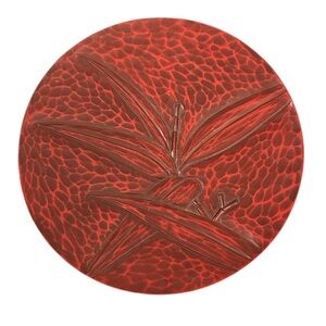 Vintage Japanese Kamakura Bori Lacquer Plate